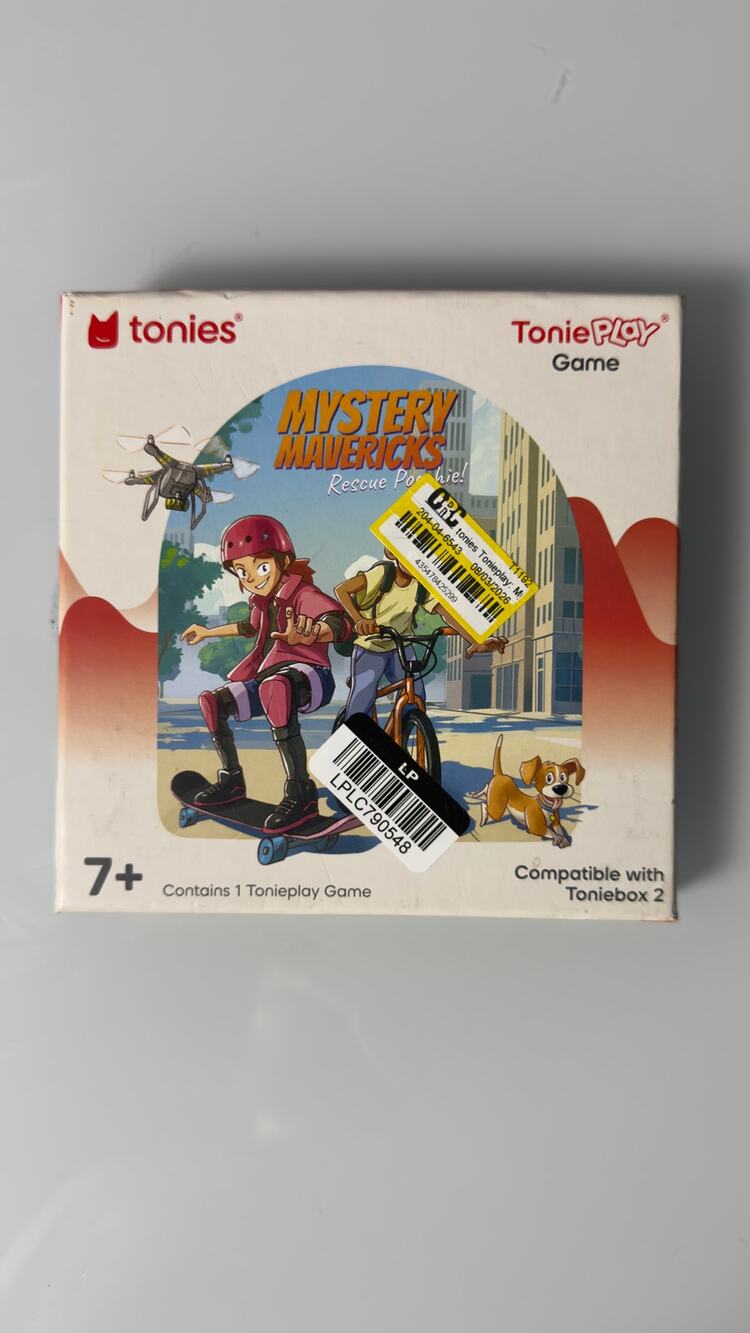 Tonies Tonieplay Mystery Mavericks Rescue Poochie Game Toniebox 2 NEW